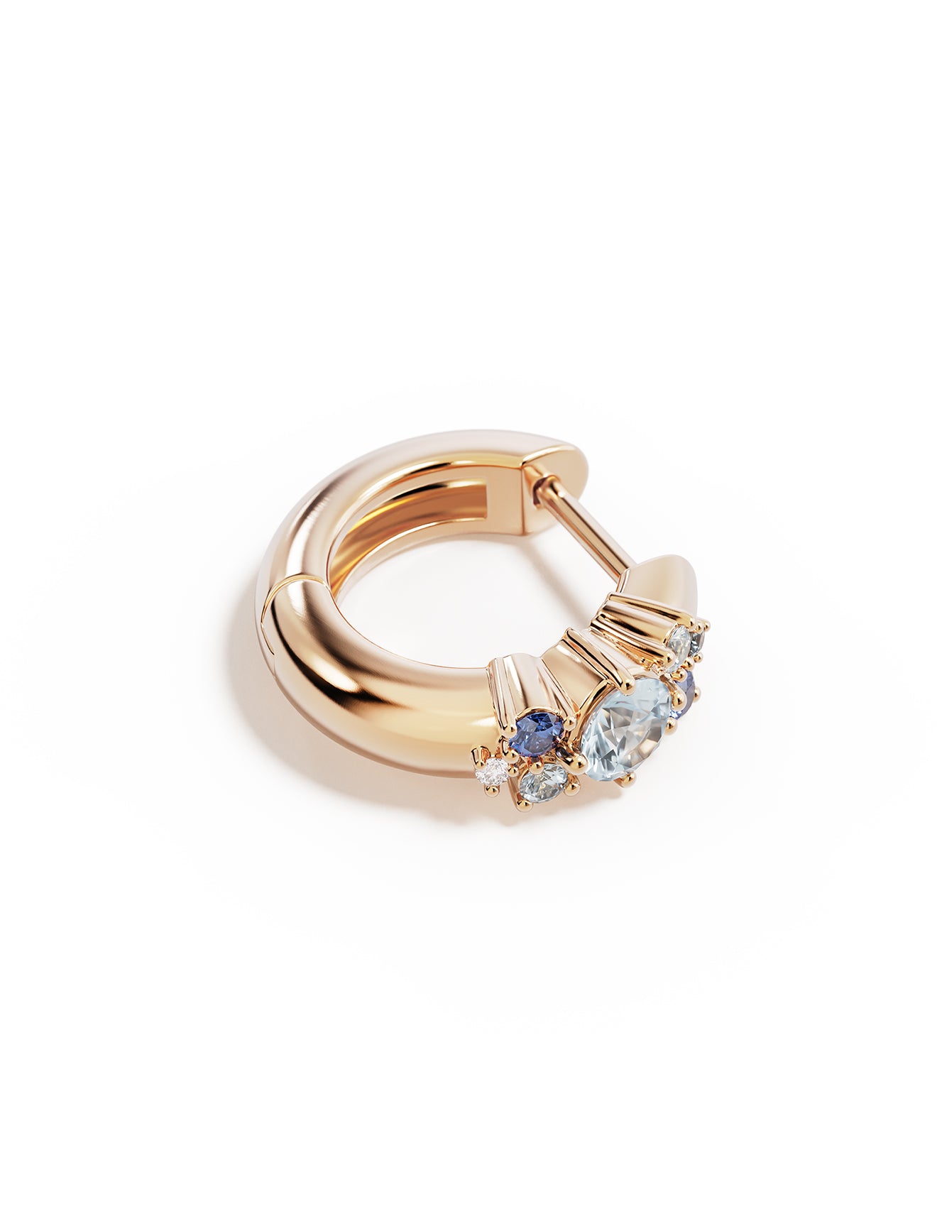 EARRINGS I BREATHE, I BECOME HOOPS GOLD VERMEIL