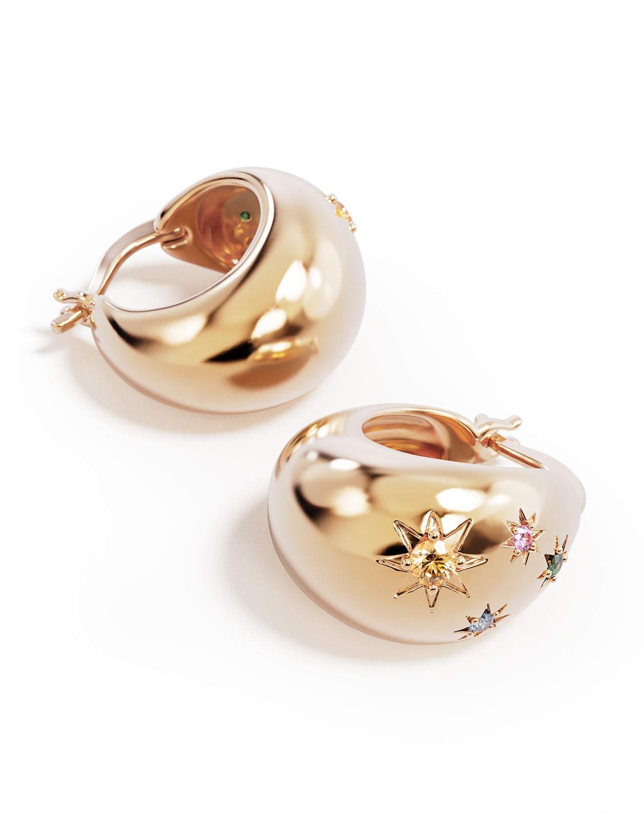 EARRINGS 18K GOLD VERMEIL AWAKEN YOUR SOUL