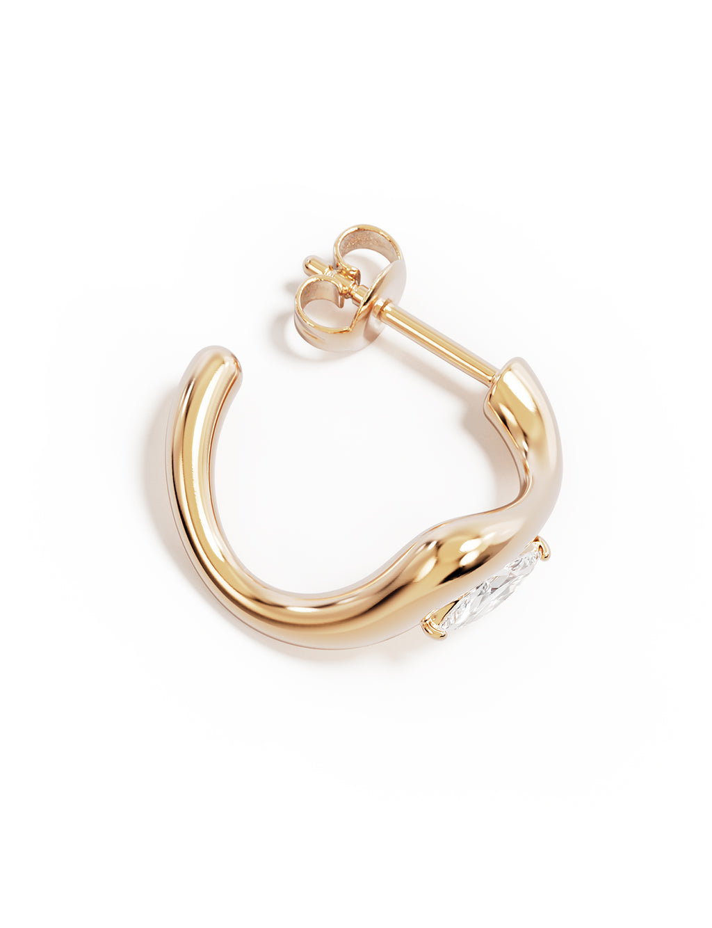 18k Gold Vermeil Crystal Wings Necklace