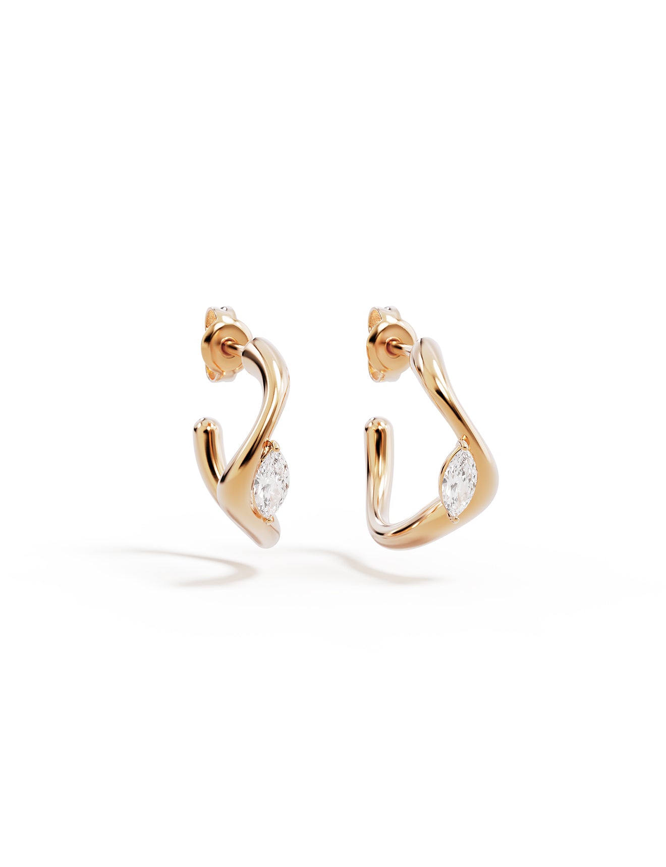 18k Gold Vermeil Crystal Wings Necklace