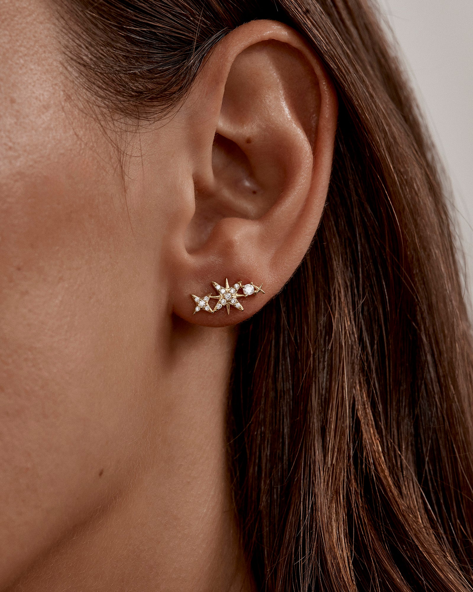 18K Gold Vermeil Celestial Skies Crawlers