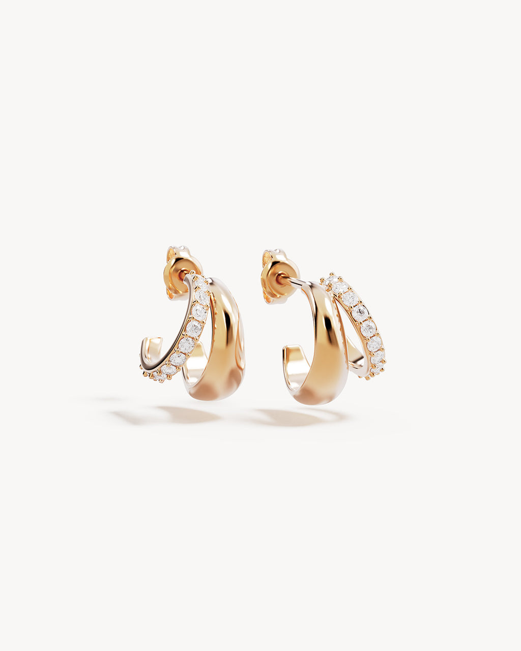 18k Gold Vermeil Eternally Yours Hoops