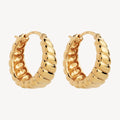 THALASSA HOOP EARRING (YELLOW GOLD PLATED)