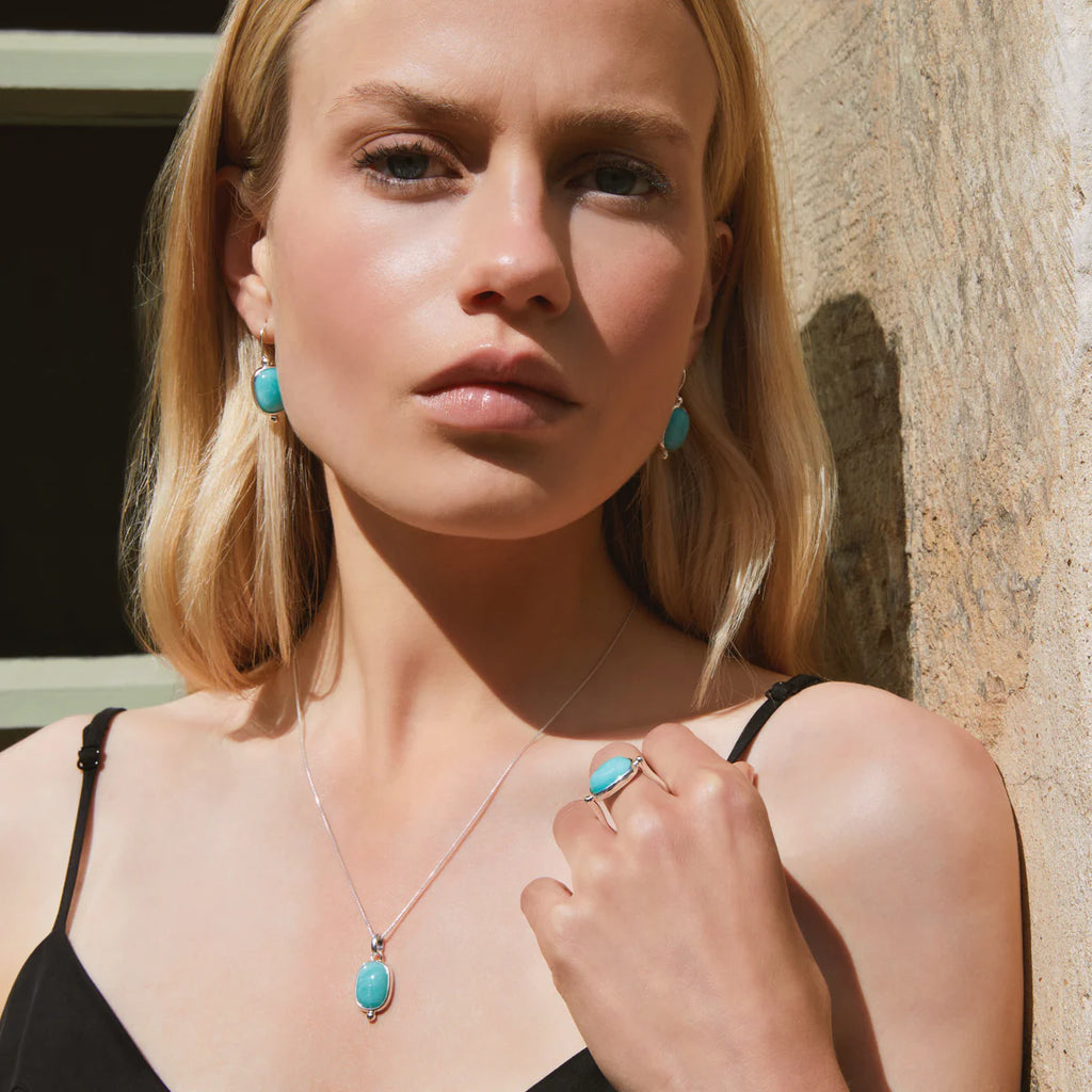 Fleur Amazonite Pendant