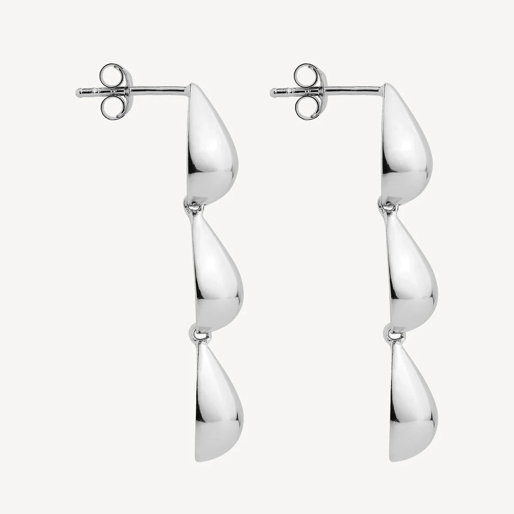 Liora Triple Drop Stud Earring