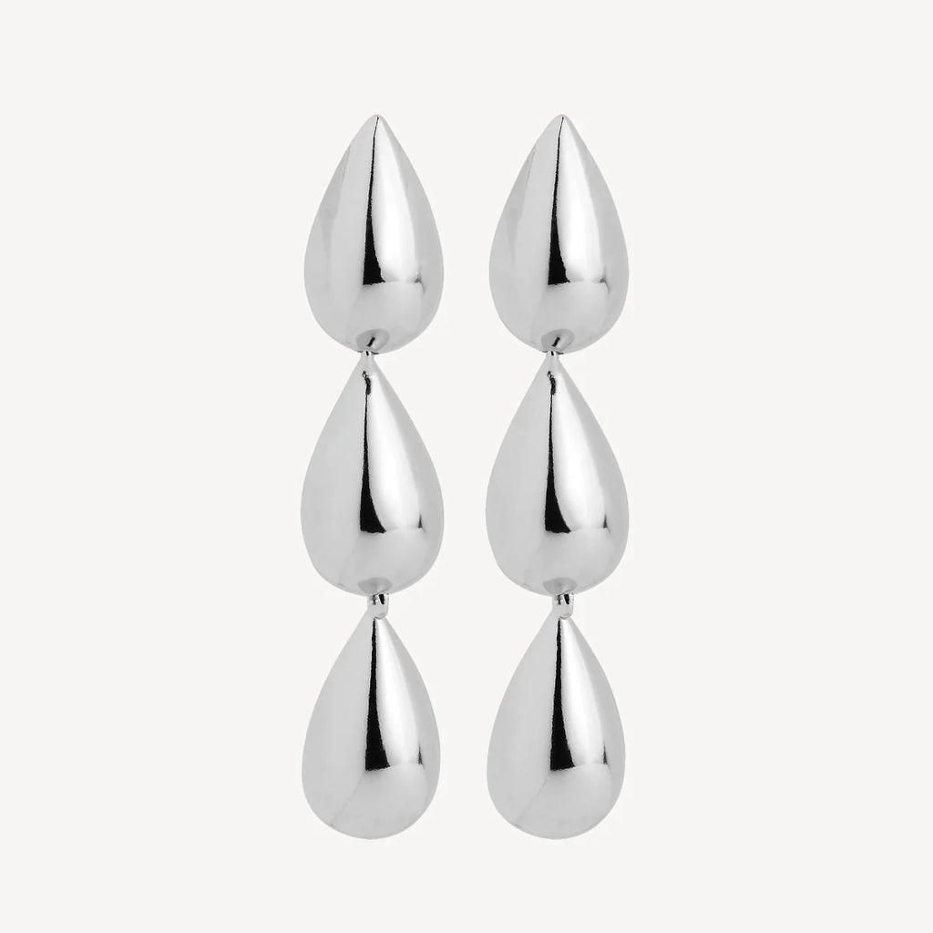 Liora Triple Drop Stud Earring