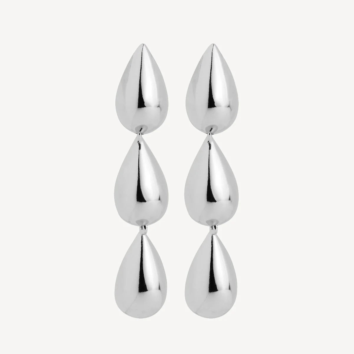 Liora Triple Drop Stud Earring