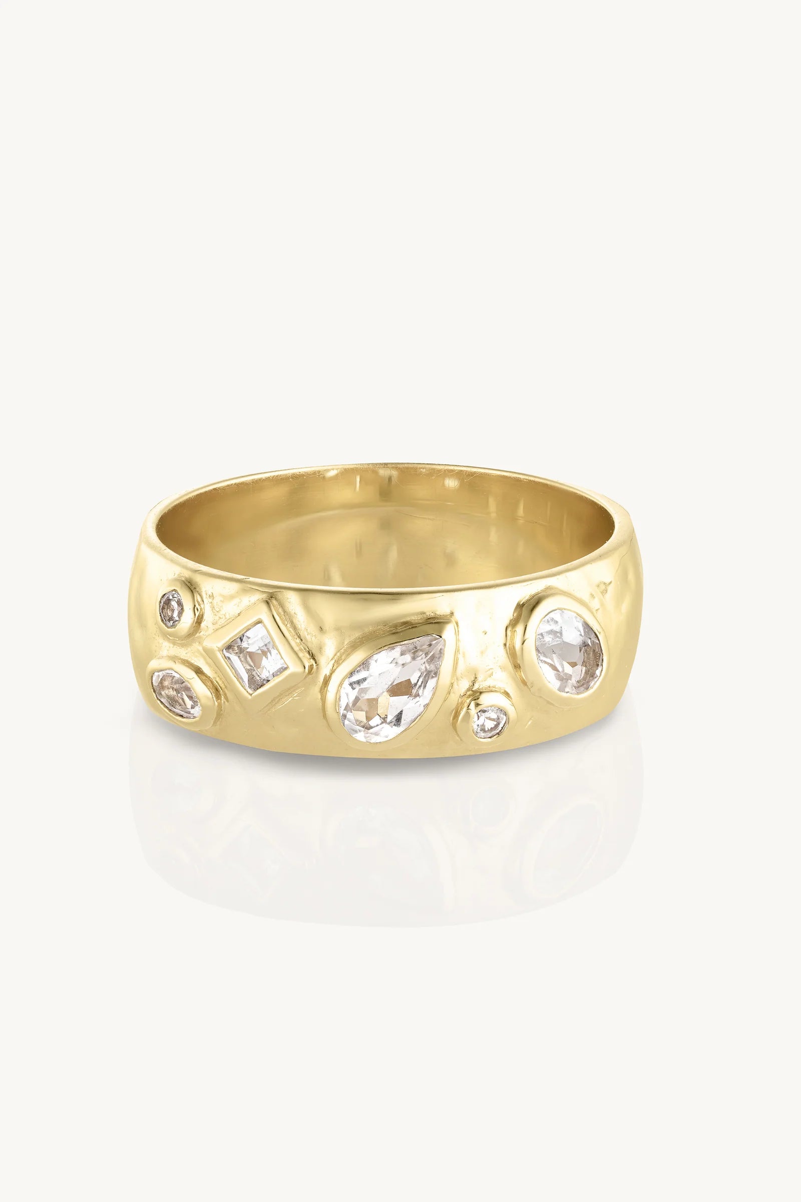 Estelle Topaz Gold Ring
