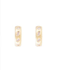 SCATTER BAGUETTE MIDI HOOPS