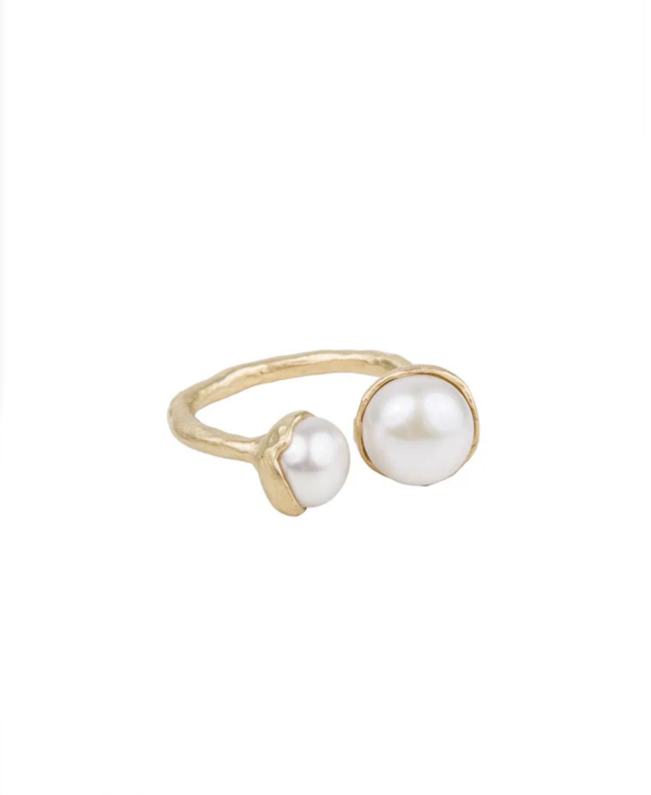 DOUBLE PEARL RING