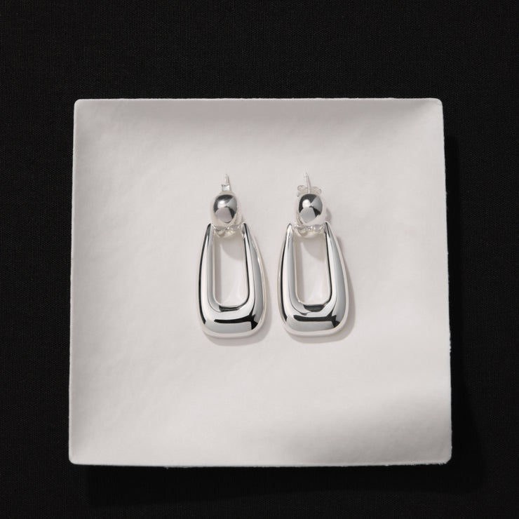 HAZE EARRINGS SILVER