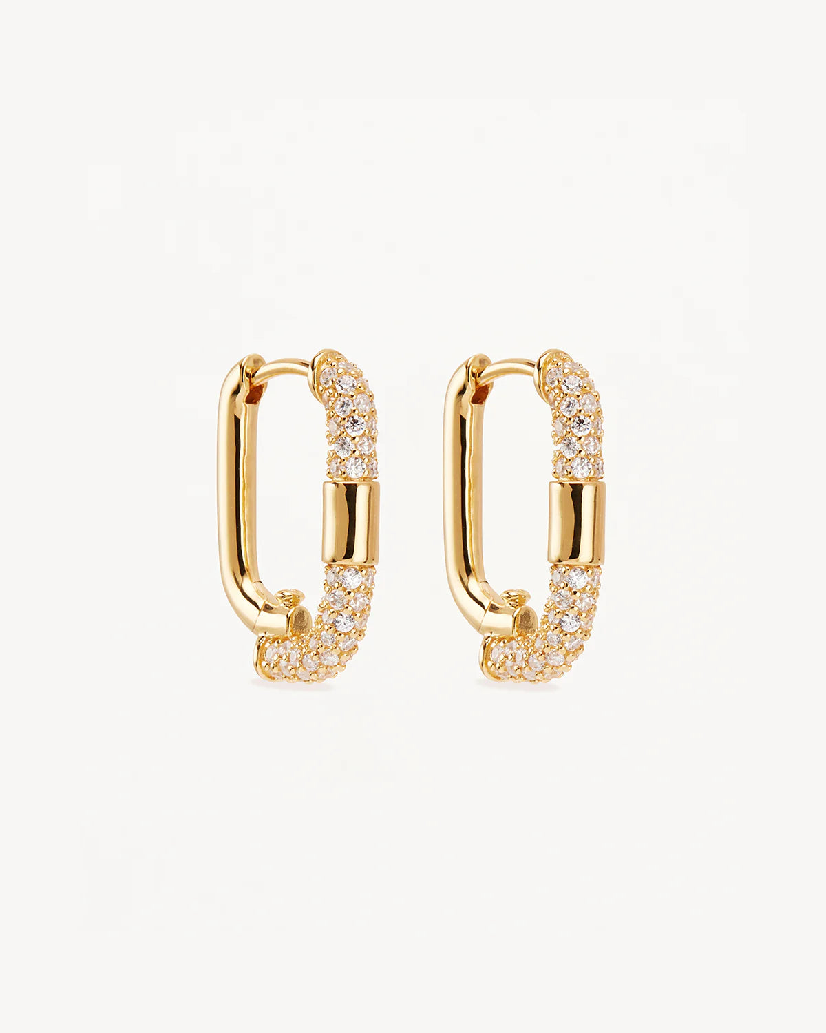 18k Gold Vermeil Unlock Your Potential Hoops