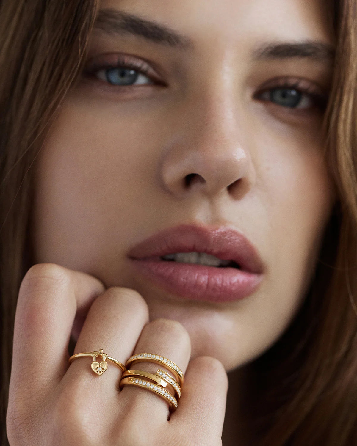 18k Gold Vermeil Connect Deeply Ring