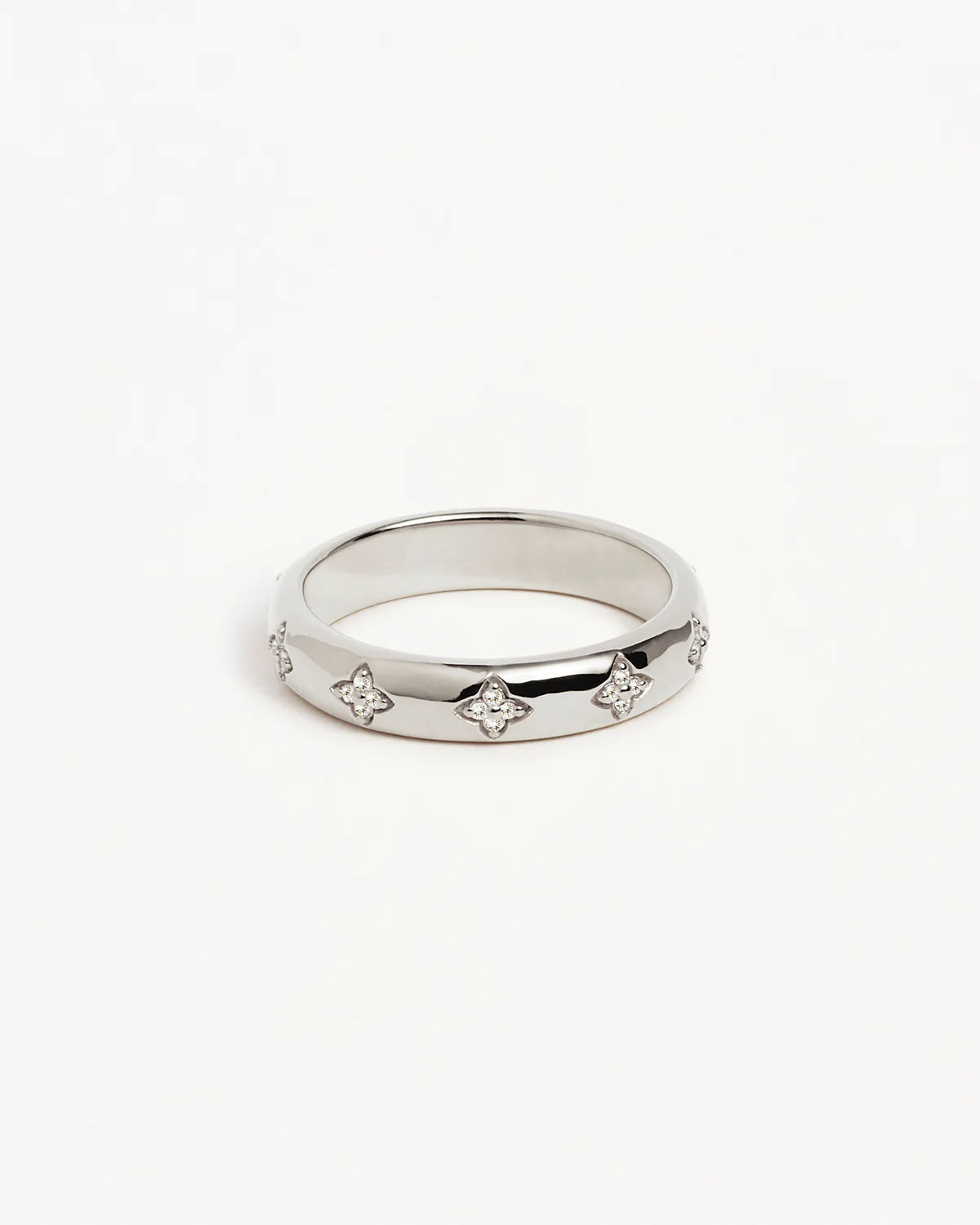 Sterling Silver Bloom With You Lotus Ring