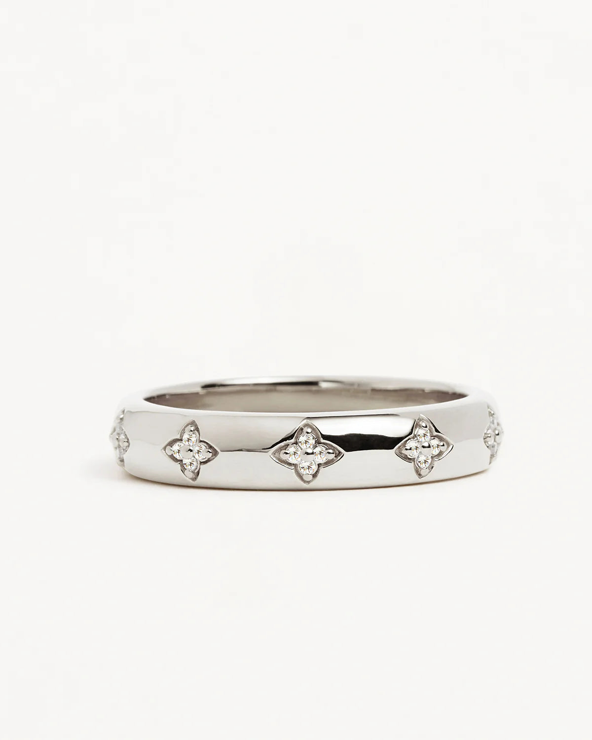 Sterling Silver Bloom With You Lotus Ring