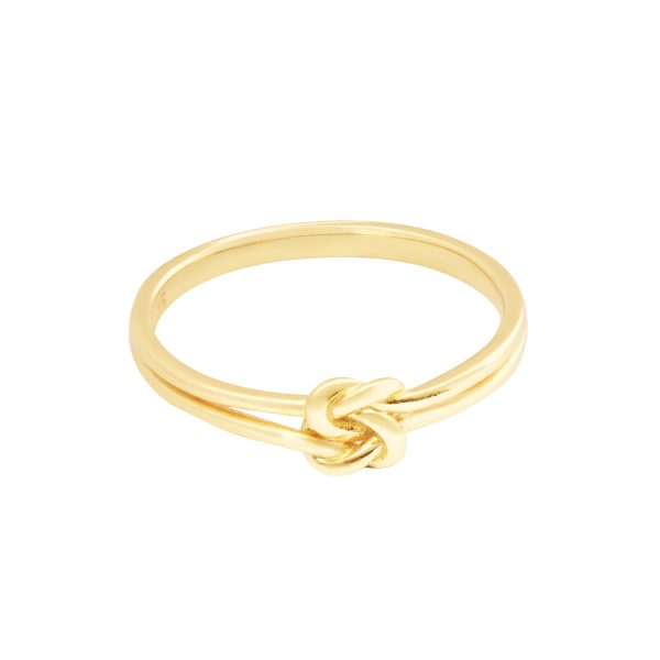 LOVE KNOT GOLD RING