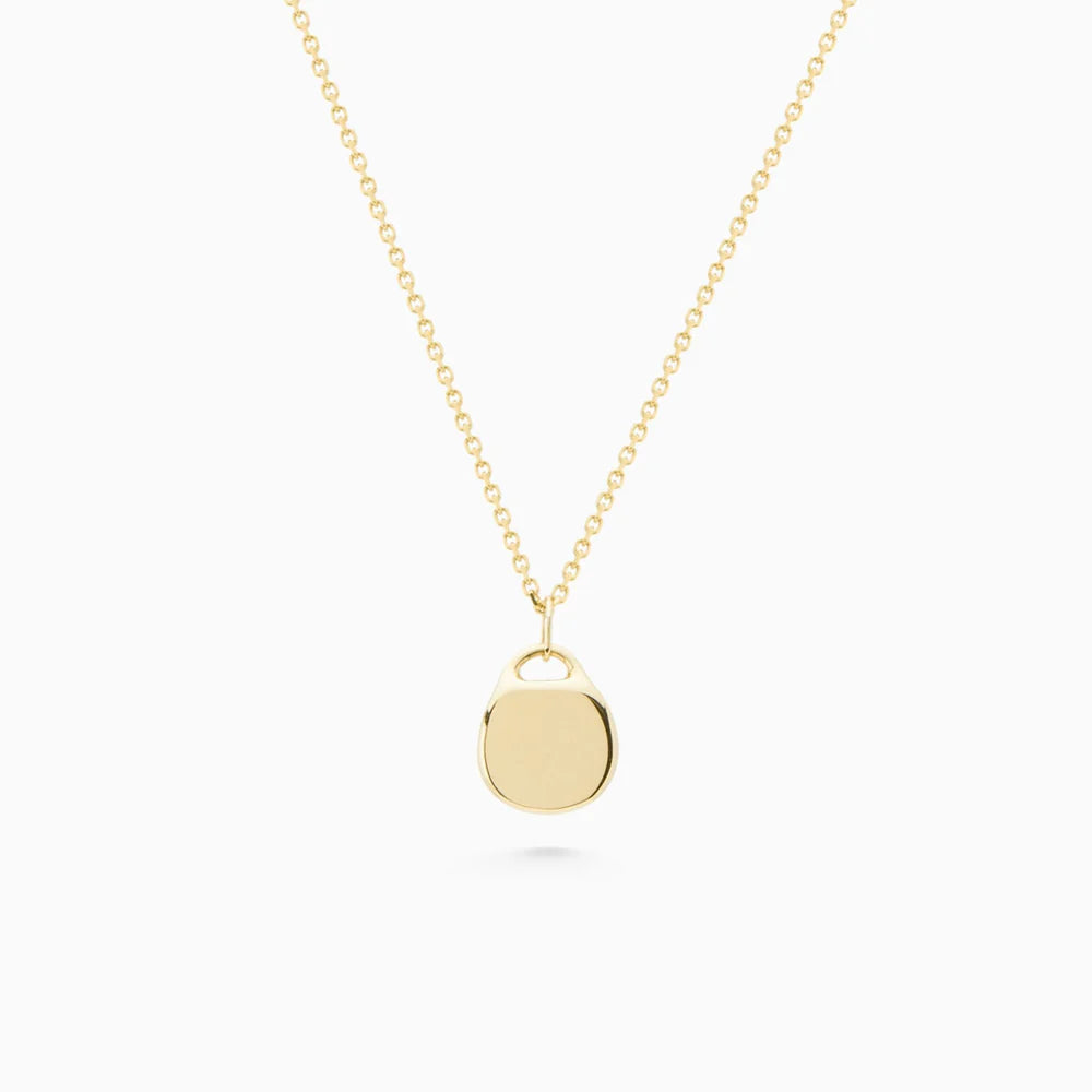 9ct Round Pendant