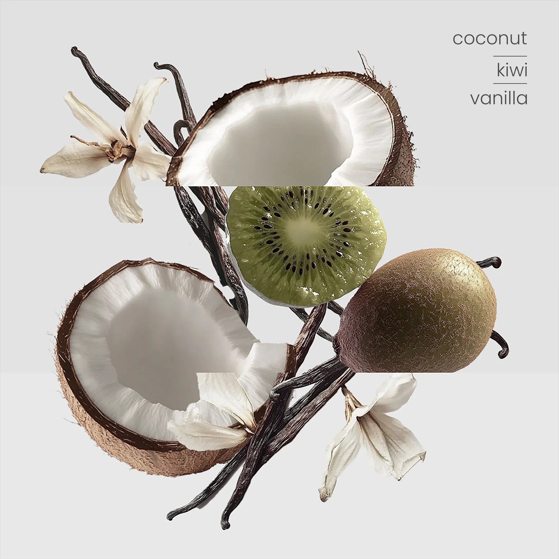 Kiwi Coconut Vanilla Candle (220g)