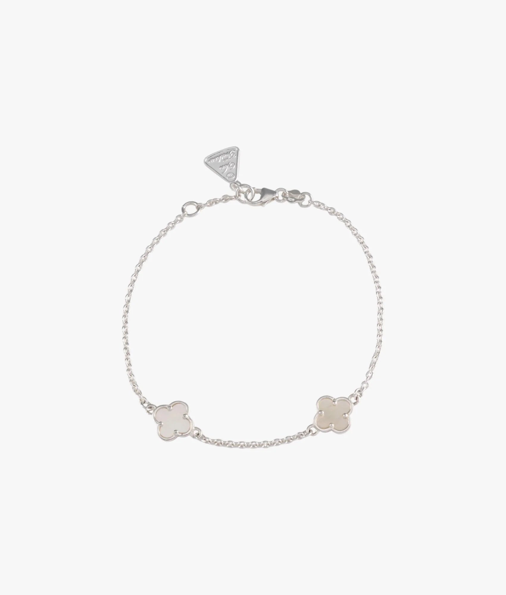 DOUBLE CLOVER (MOTHER OF PEARL) BRACELET