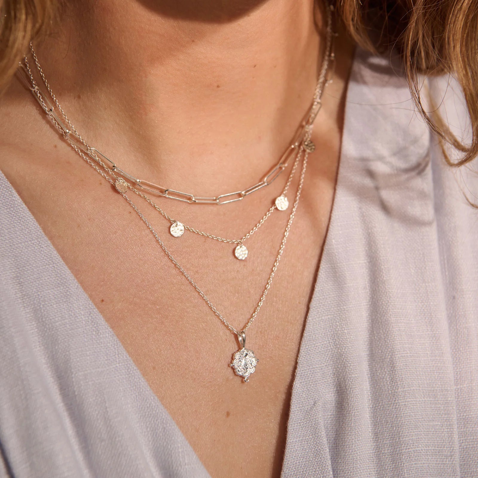 Loved Always Pendant Necklace Small - Silver