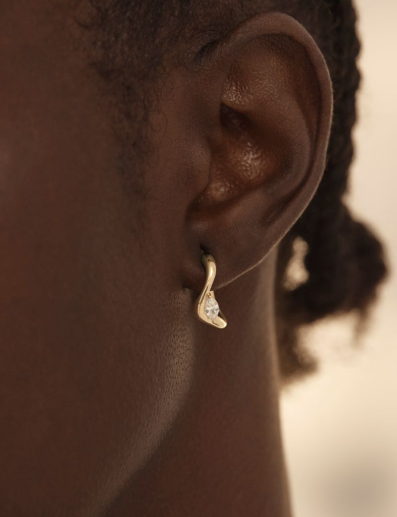 18k Gold Vermeil Crystal Wings Necklace