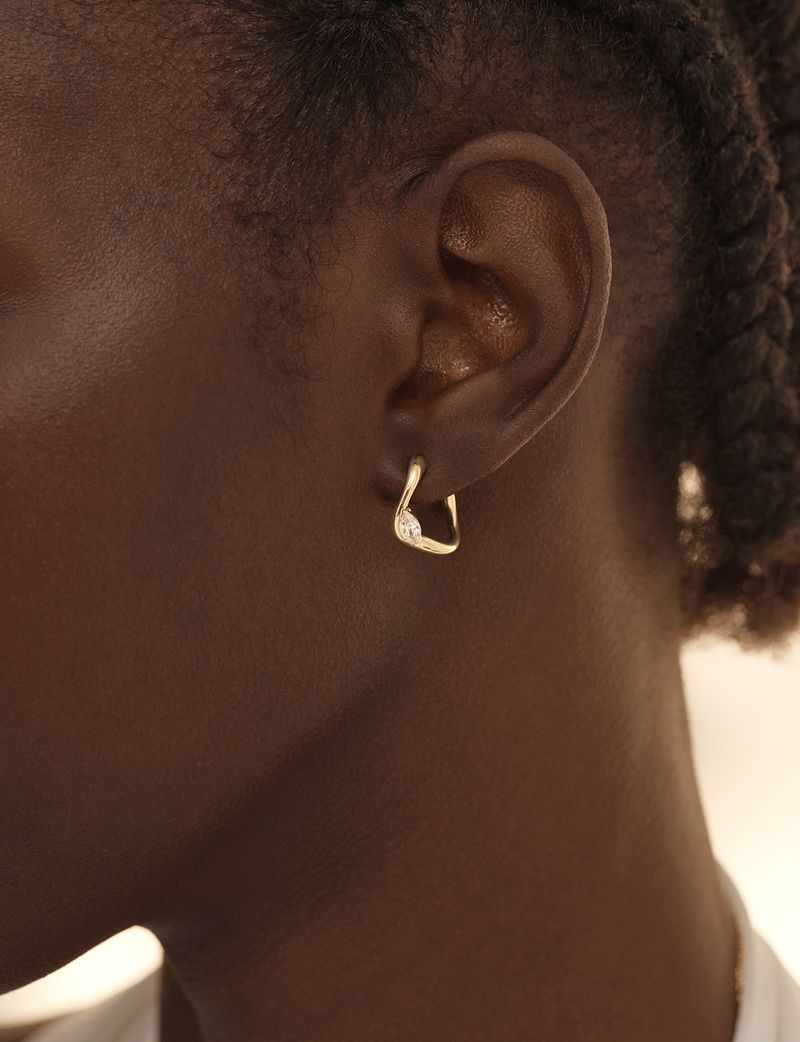 18k Gold Vermeil Crystal Wings Necklace