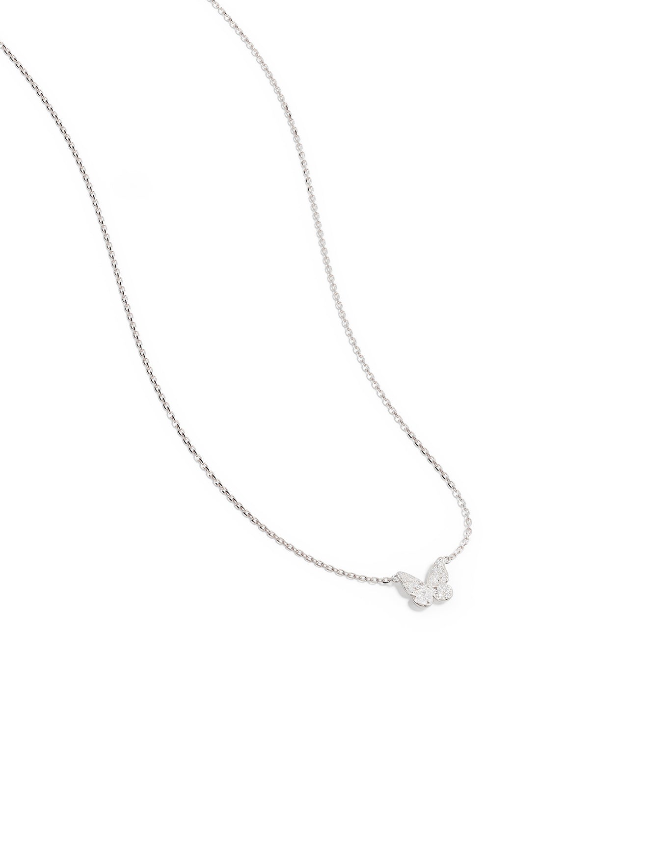 NECKLACE SILVER WITH WINGS I FLY SILVER