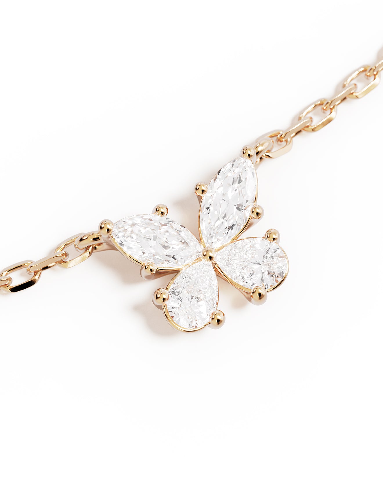 NECKLACE DANCING IN THE WIND 18K GOLD VERMEIL