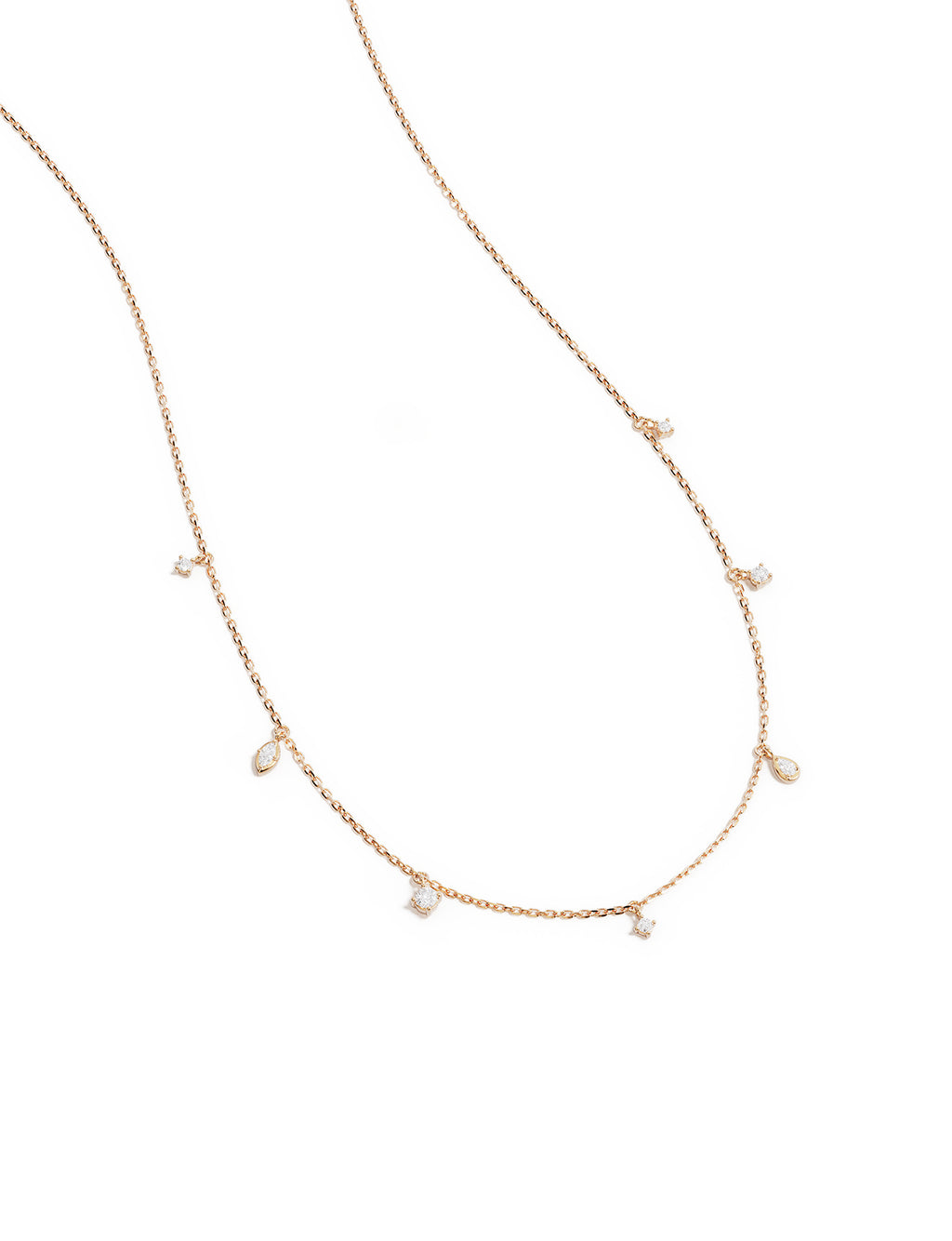 18k Gold Vermeil Scattered Light Choker