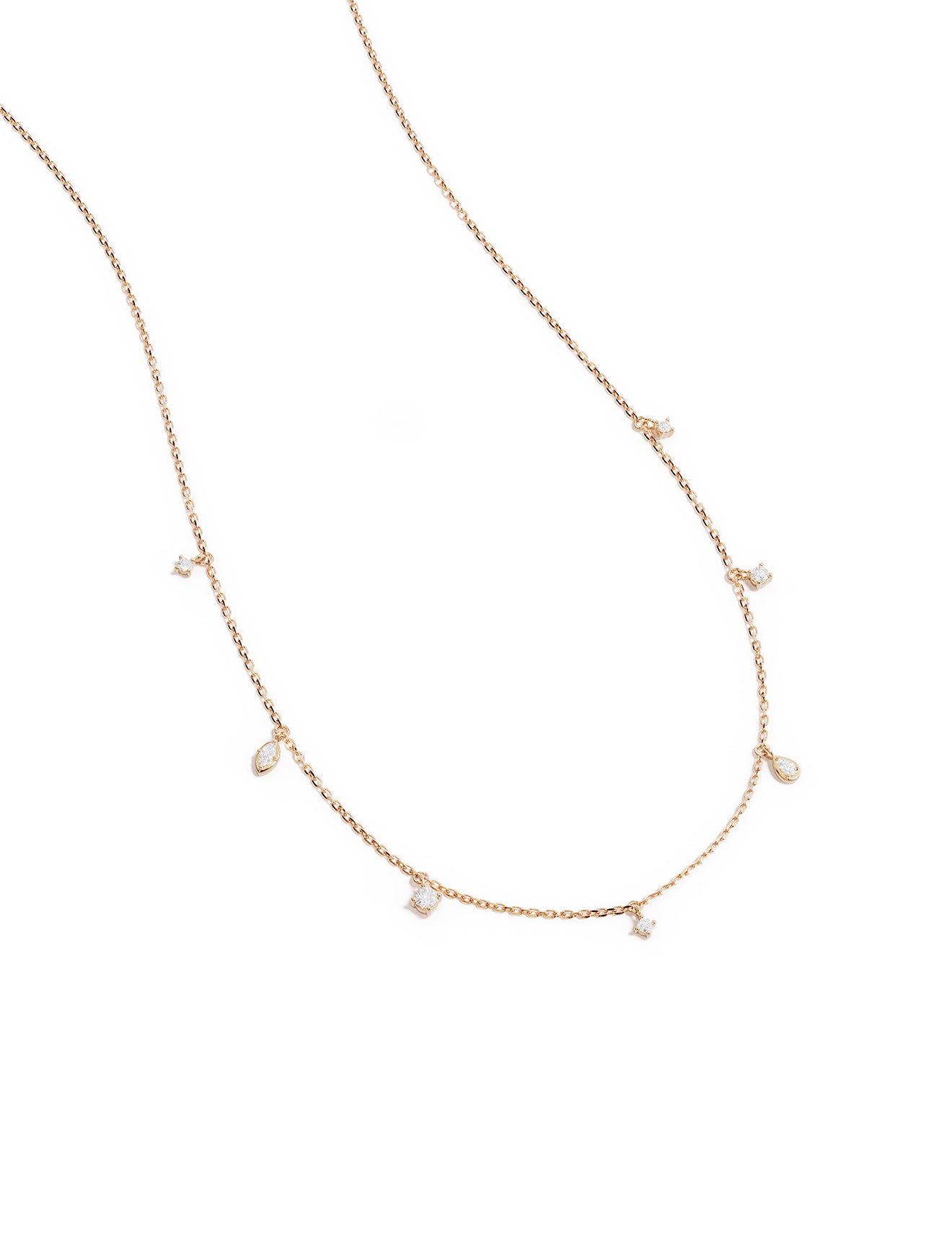 18k Gold Vermeil Scattered Light Choker