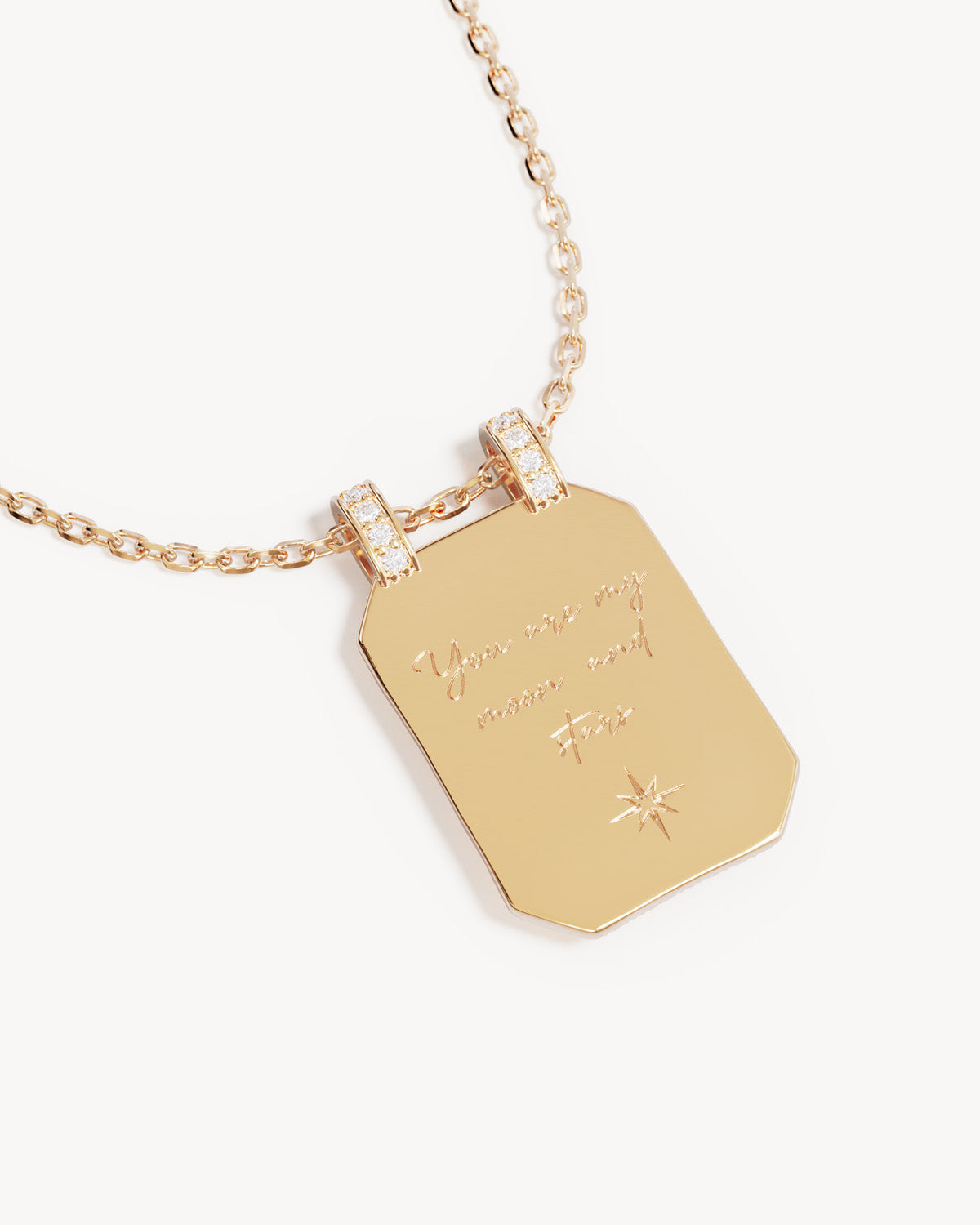 18k Gold My Moon And Stars