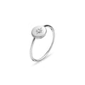 NORTH STAR SILVER DISC RING