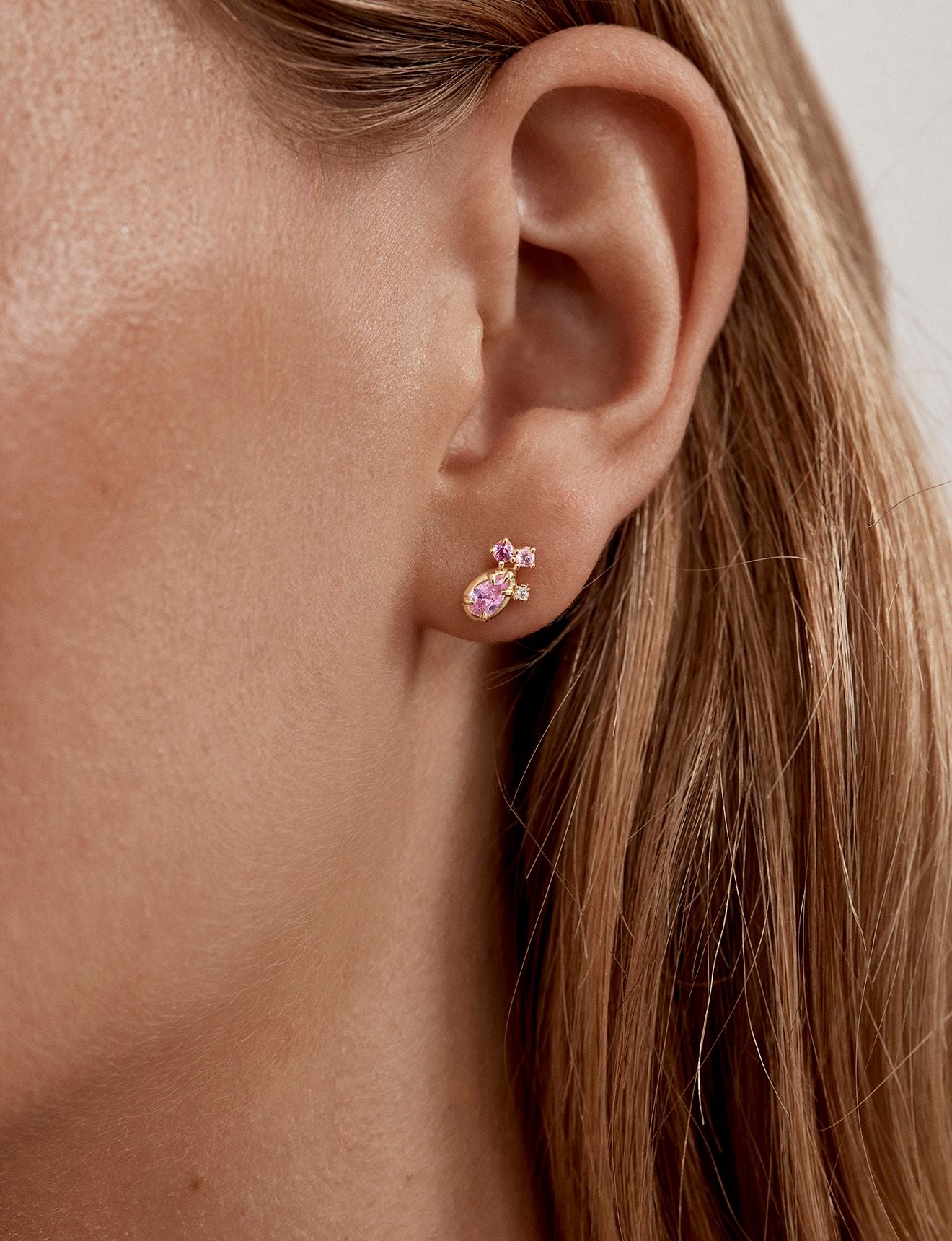 18k Gold Vermeil Awaken Love Stud Earrings