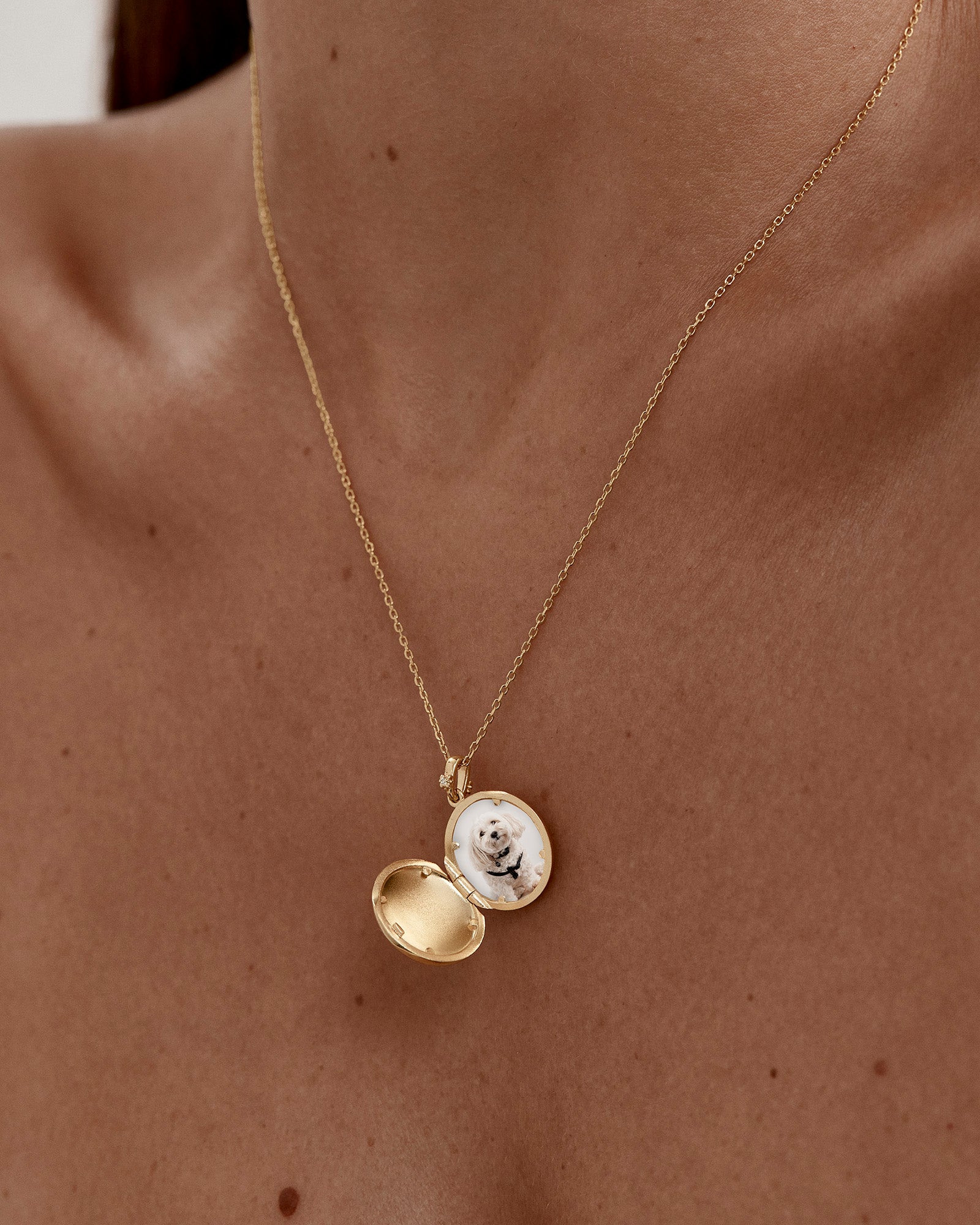 18k Gold Vermeil My Moon And Stars Locket