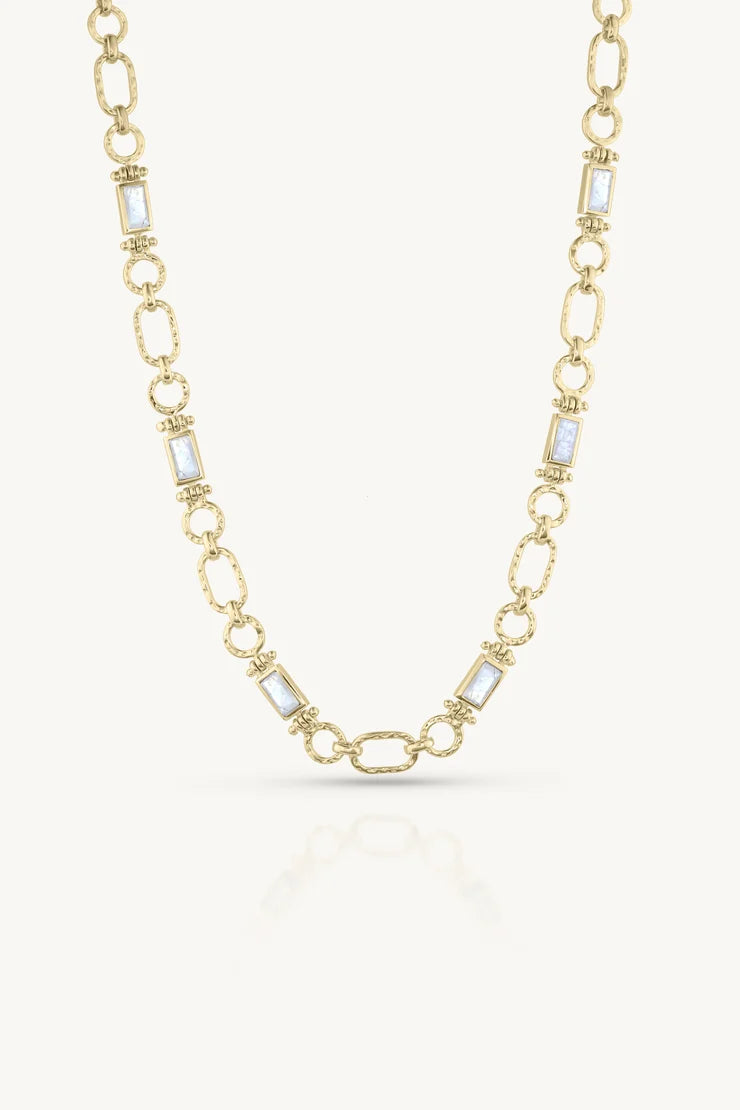 Petra Moonstone Gold Necklace