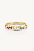 Piper Cluster Gold Ring