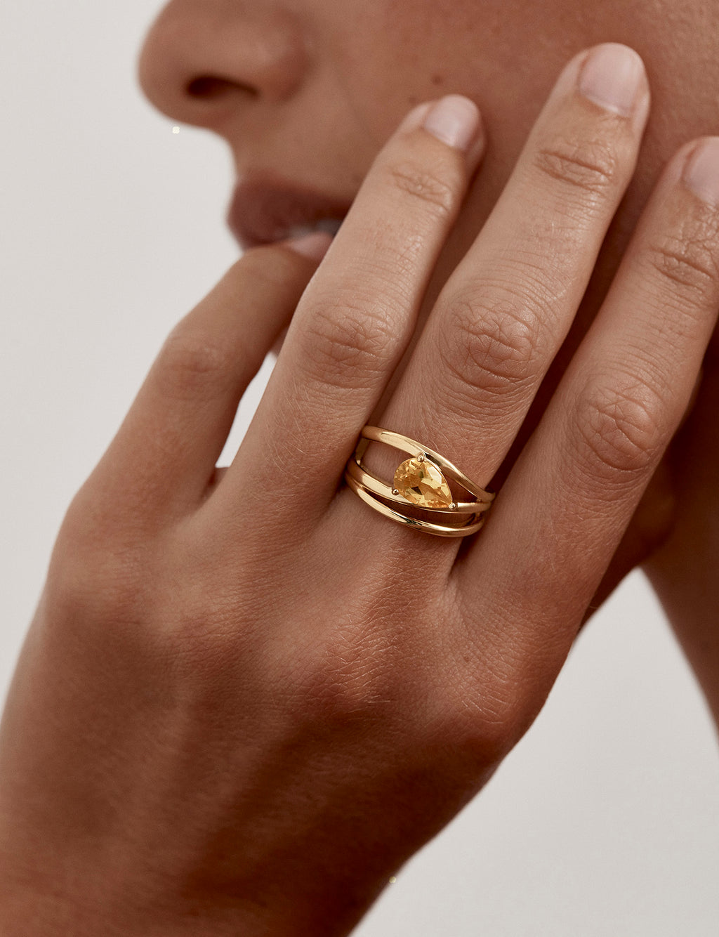 RING JOY OF LIFE 18K GOLD VERMEIL