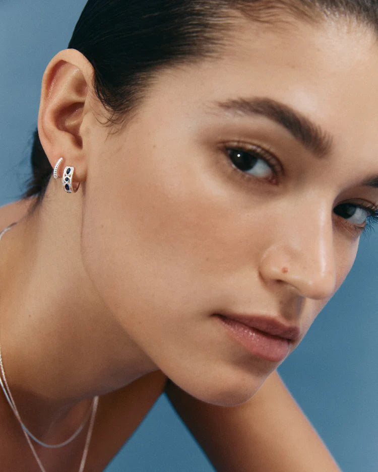 SYNERGY HOOPS - STERLING SILVER