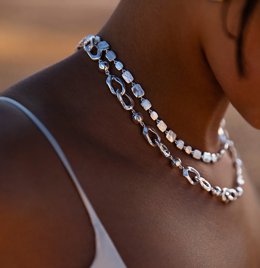 CASCADE NECKLACE - STERLING SILVER