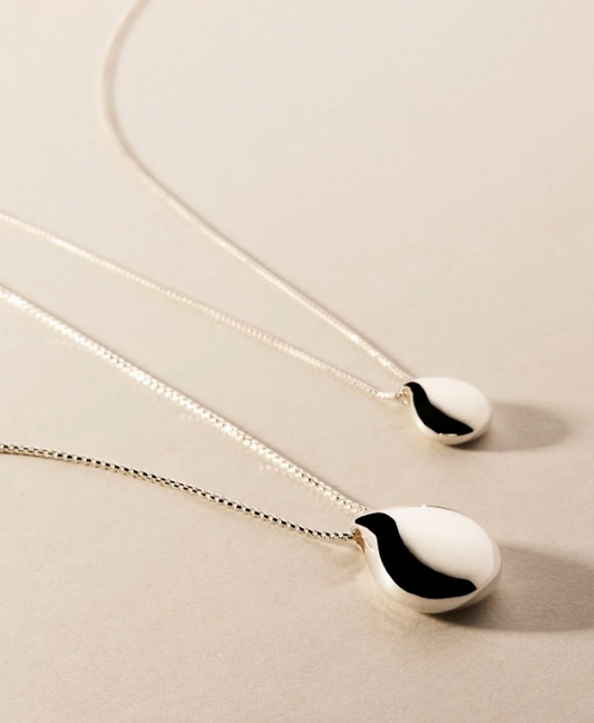 SUNSHOWER SMALL PENDANT NECKLACE (STERLING SILVER)