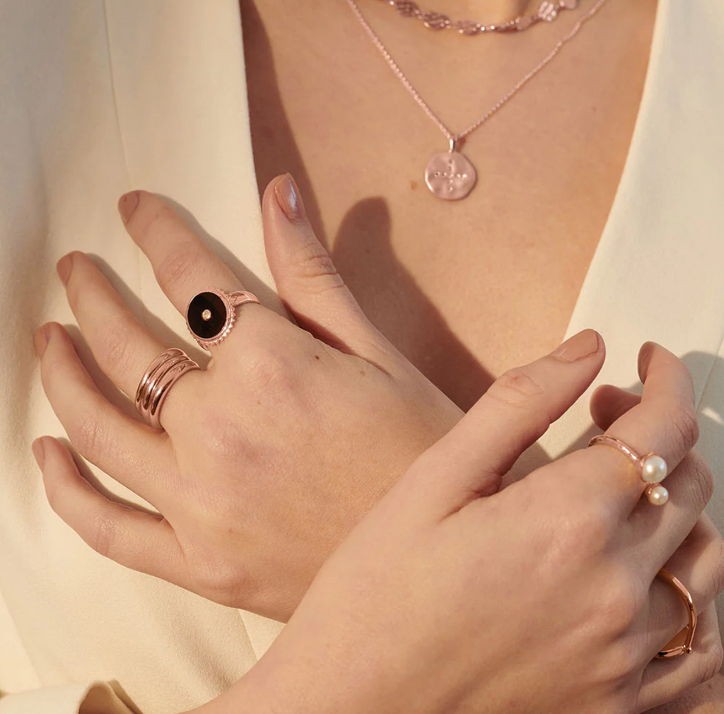 HALCYON EQUILIBRIUM RING - ROSE GOLD