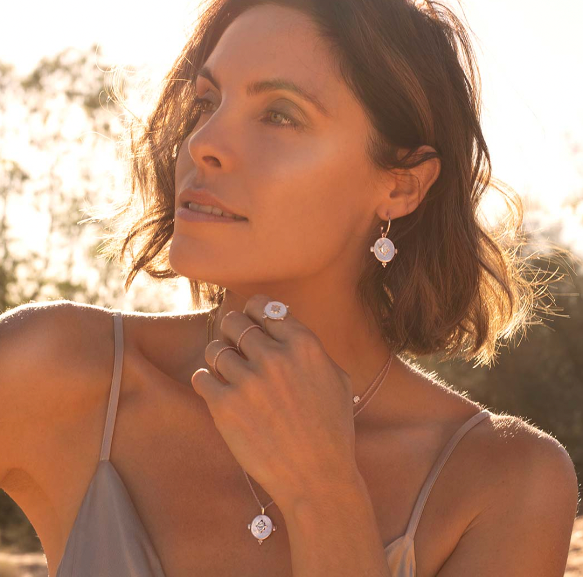 TEMPLE MOON RING - ROSE GOLD