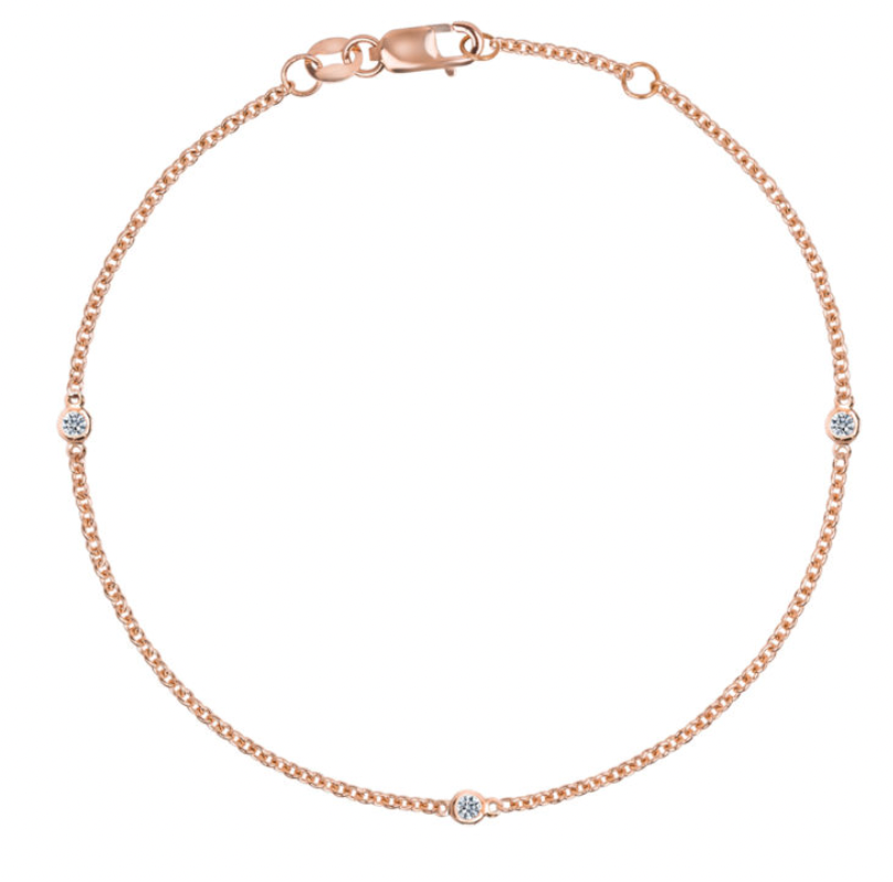 TRILOGY BRACELET ROSE GOLD