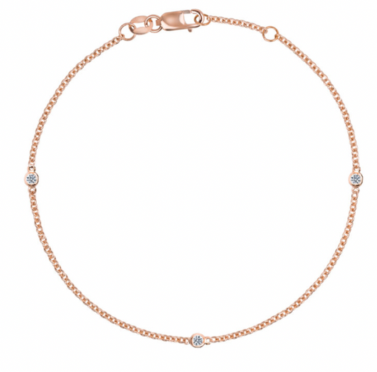 TRILOGY BRACELET ROSE GOLD