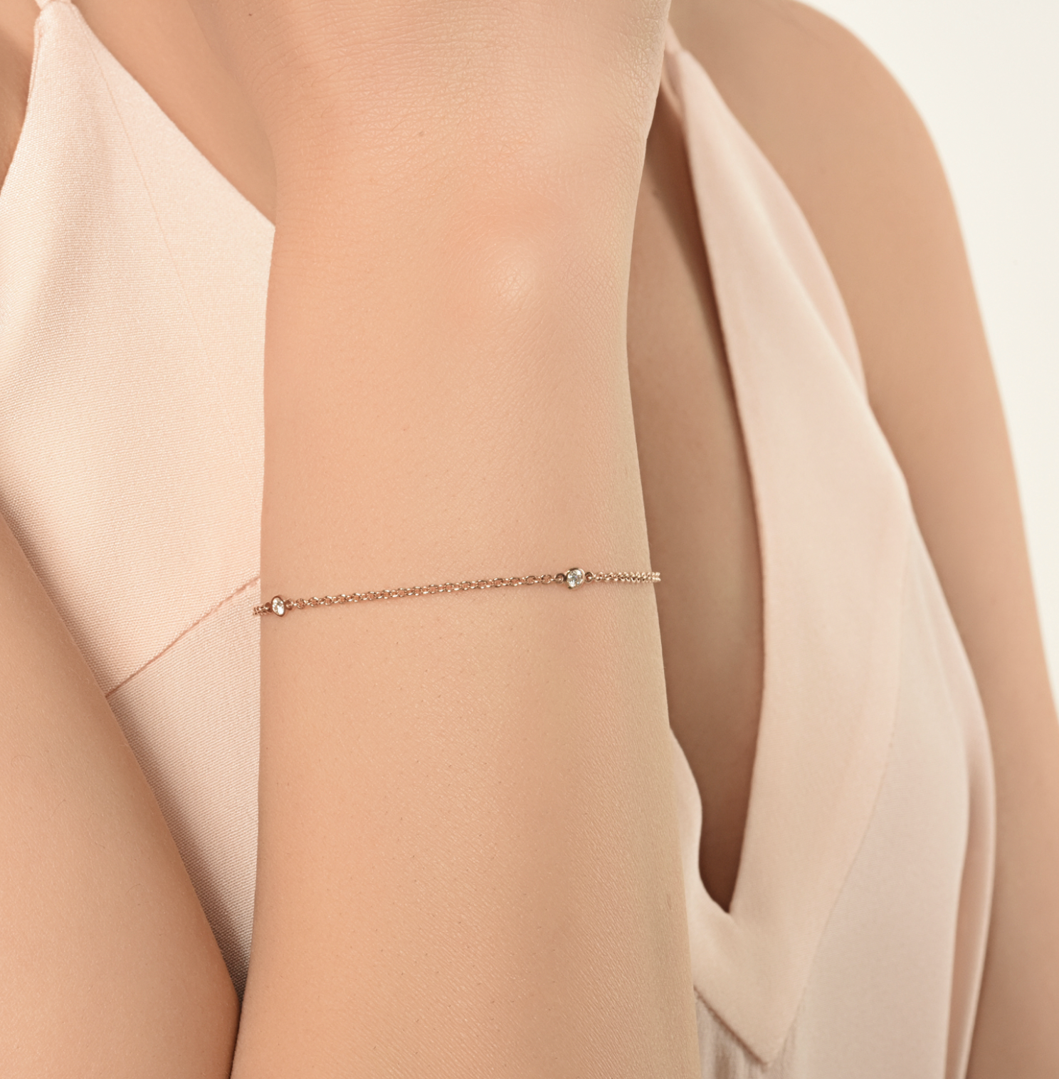 TRILOGY BRACELET ROSE GOLD