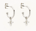 LIVE IN LIGHT HOOPS - SILVER