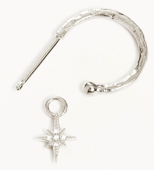 STARLIGHT HOOPS - SILVER