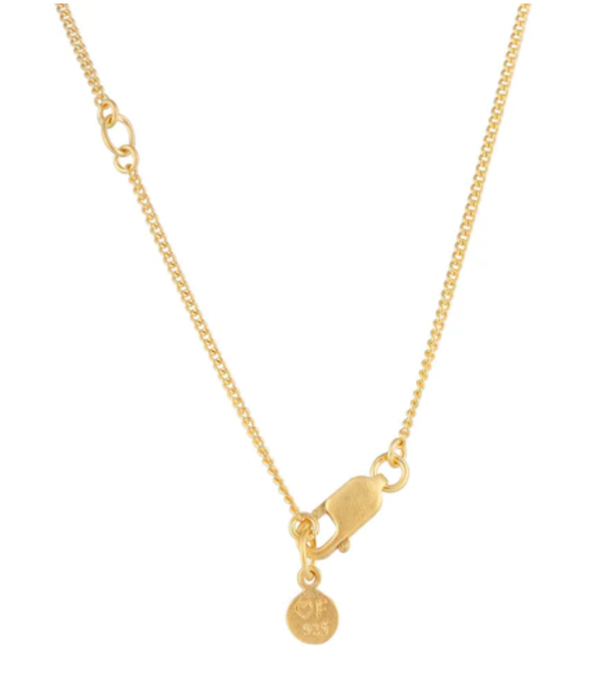 MOTHER OF PEARL NECKLACE - GOLD