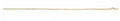 9CT GOLD HAMMERED CABLE CHAIN ANKLET