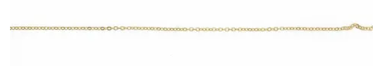 9CT GOLD HAMMERED CABLE CHAIN ANKLET